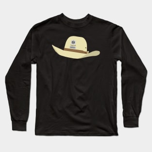 Nicole Haught Sheriff Hat (Black Background) - Wynonna Earp Long Sleeve T-Shirt